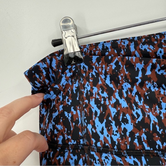 Lululemon Fast and Free High-Rise Tight 25" Leopard Camo Blue Nile Multi Size 10 - Picture 8 of 12
